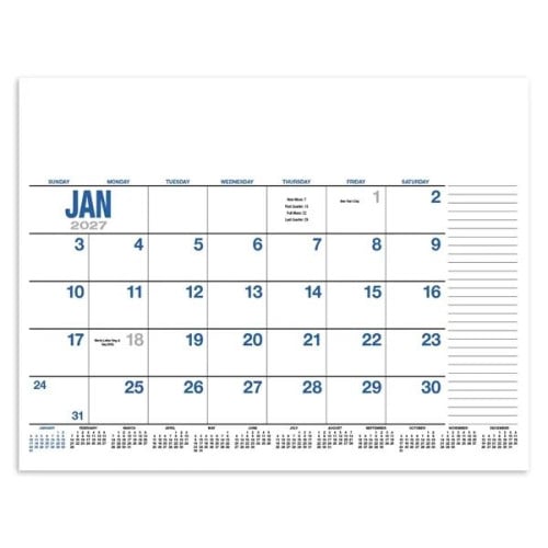 Products 13-Month Desk Pad Calendar