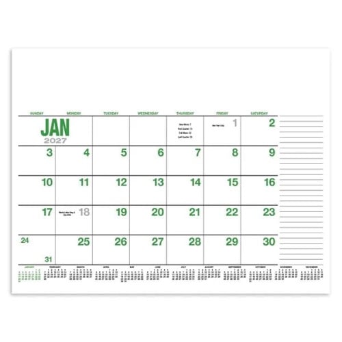 Products 13-Month Desk Pad Calendar