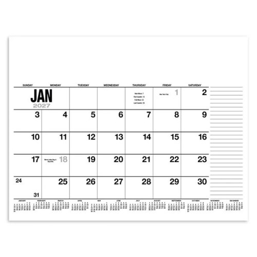Products 13-Month Desk Pad Calendar