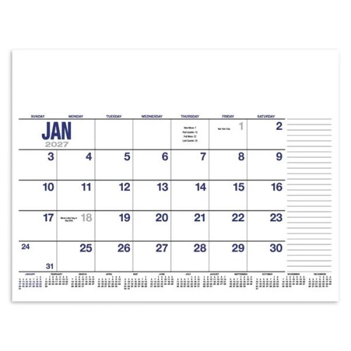 Products 13-Month Desk Pad Calendar
