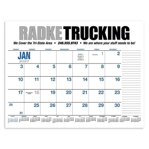 Products 13-Month Desk Pad Calendar