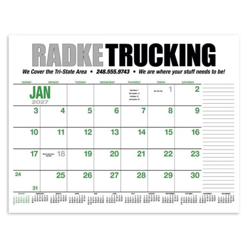 Products 13-Month Desk Pad Calendar