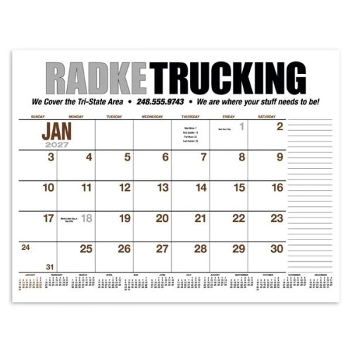 Products 13-Month Desk Pad Calendar