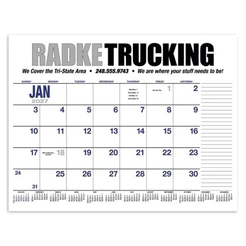 Products 13-Month Desk Pad Calendar
