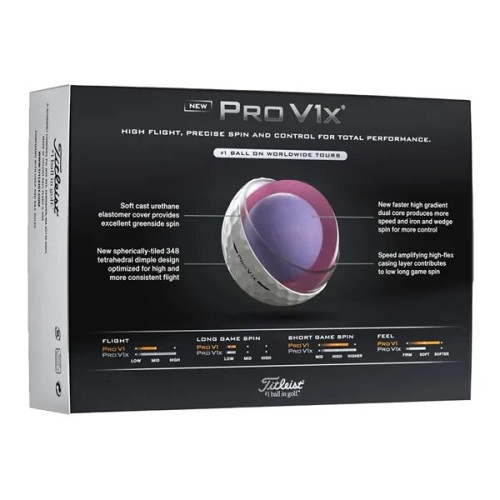 Titleist® Pro V1x® Golf Ball Half Dozen Std Serv