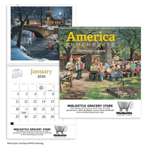 Products America Remembered Pocket Calendar