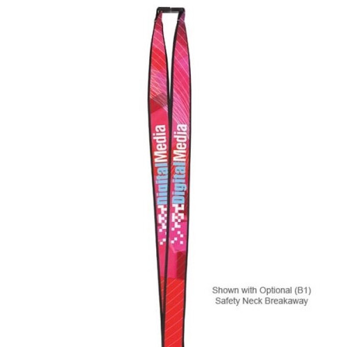 Universal Source® 1" Polyester Lanyard with Ribbon (Heat ...