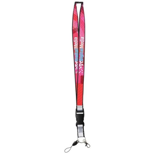 Universal Source® 1" Polyester Lanyard with Ribbon (Heat ...