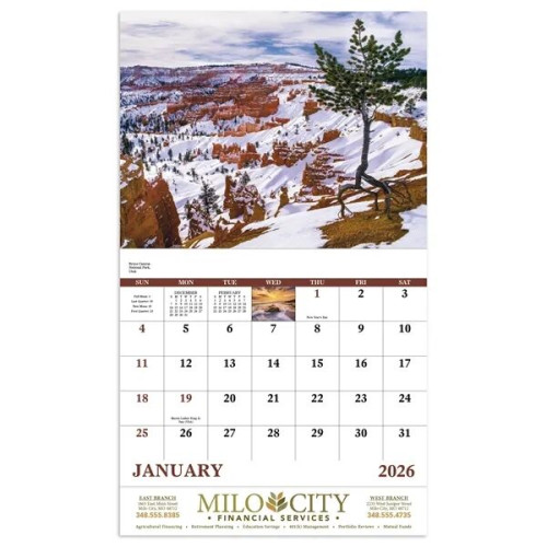 Good Value™ Landscapes of America - Stapled Calendar
