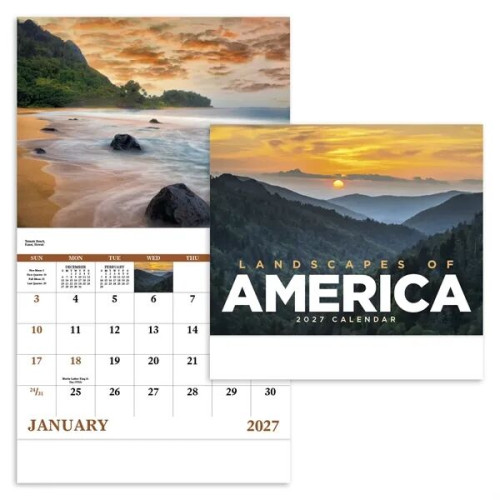 Good Value™ Landscapes of America - Stapled Calendar