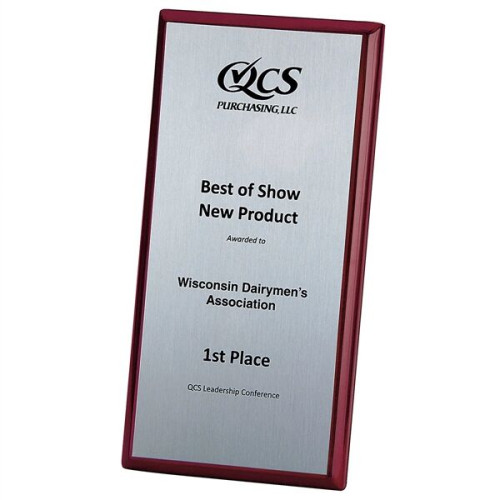 6x12 Connection Plaque - Rosewood