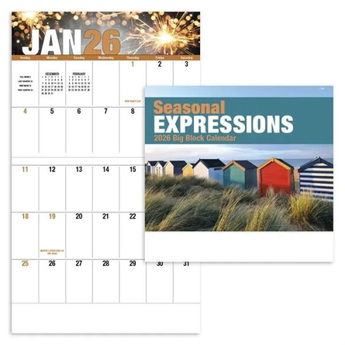 Good Value™ Seasonal Expressions Big Block - Stapled Cale...