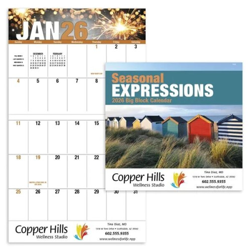 Good Value™ Seasonal Expressions Big Block - Stapled Cale...