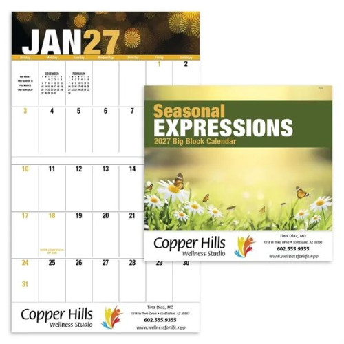 Good Value™ Seasonal Expressions Big Block - Stapled Cale...