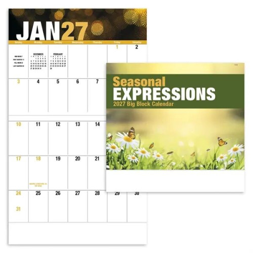 Good Value™ Seasonal Expressions Big Block - Stapled Cale...