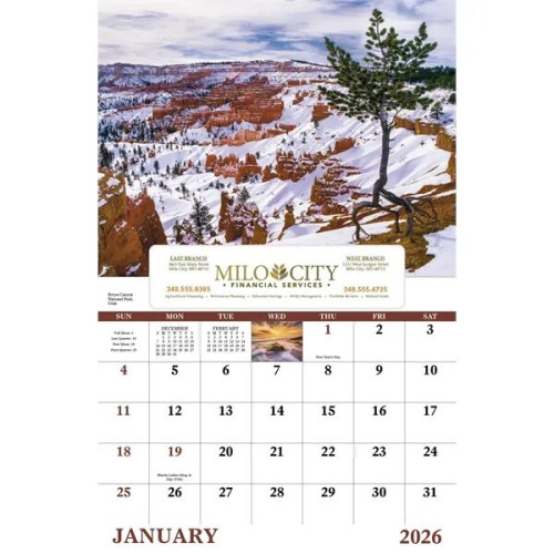 Good Value™ Landscapes of America - Window Calendar