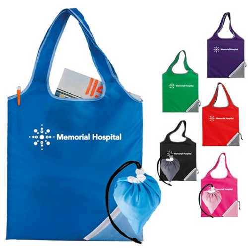 Fold-Up Cinch Corner Tote