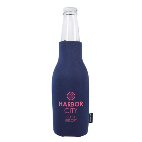 Koozie® Zip-Up Bottle Cooler with Opener