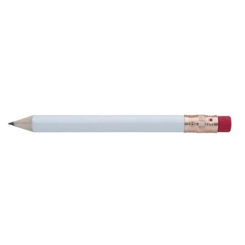 Round Golf Pencil with Eraser