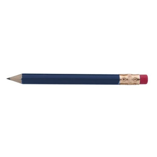 Round Golf Pencil with Eraser