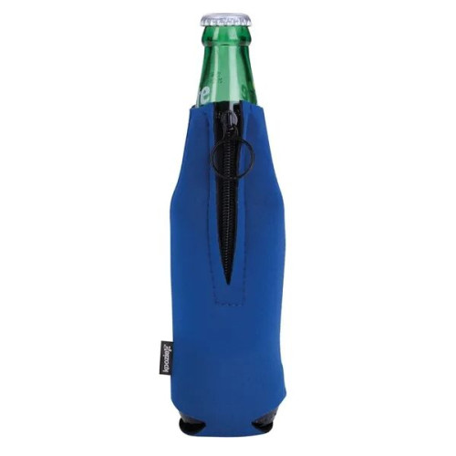 Koozie® Neoprene Zip-Up Bottle Cooler