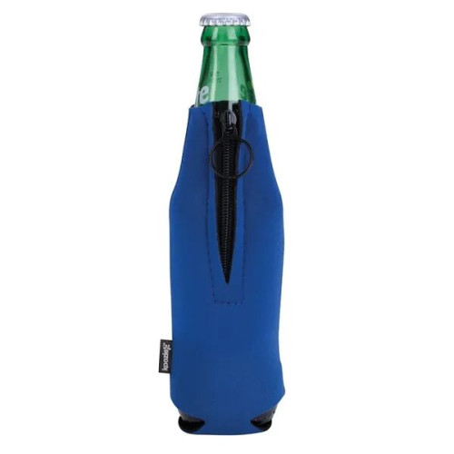 Koozie® Neoprene Zip-Up Bottle Cooler