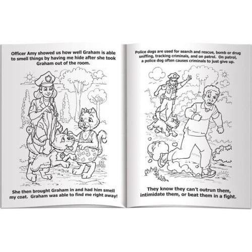 Coloring Book: Police Officers Care