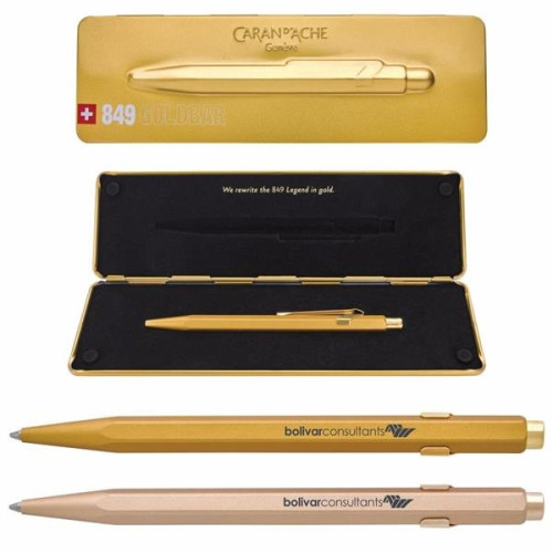 Caran D'Ache 849 Ballpoint Pen with holder