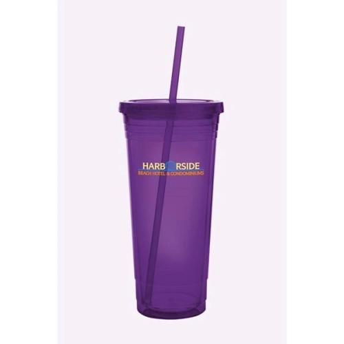 Double Wall Acrylic Tumbler - 24 oz.