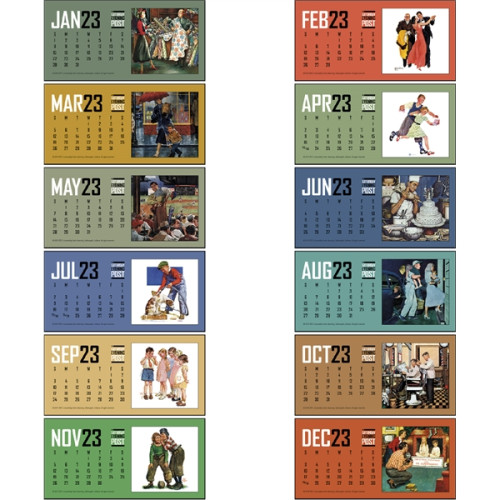 The Saturday Evening Post Desk Calendar