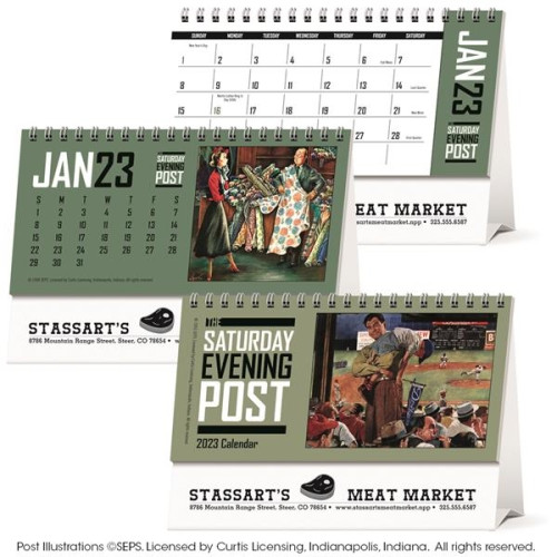 The Saturday Evening Post Desk Calendar