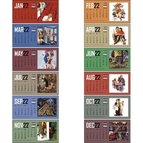 The Saturday Evening Post Desk Calendar