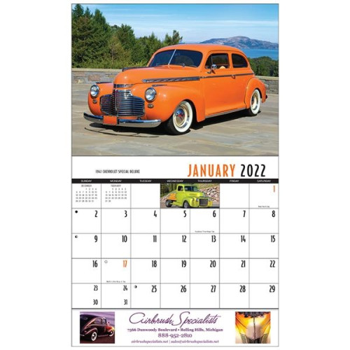 Street Rod Fever Appointment Calendar - Stapled