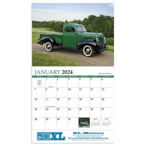 Classic Trucks Appointment Calendar - Stapled