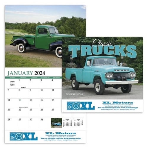 Classic Trucks Appointment Calendar - Stapled