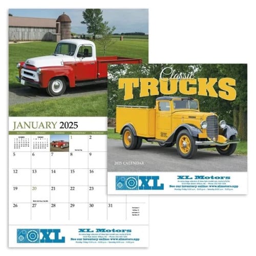 Classic Trucks Appointment Calendar - Stapled