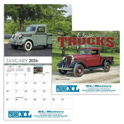 Classic Trucks Appointment Calendar - Stapled