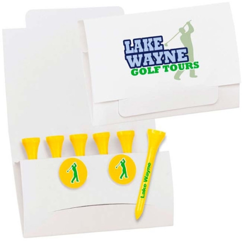 6-2 Golf Tee Packet - 2-1/8