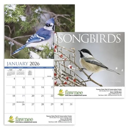 Songbirds Appointment Calendar - Stapled