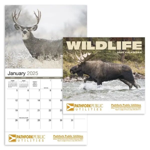 Wildlife Appointment Calendar - Stapled