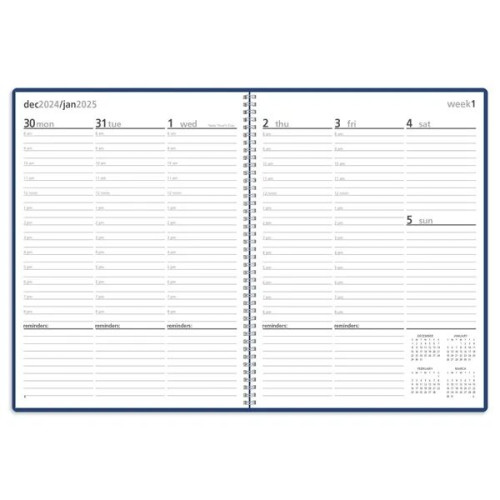 Monthly & Weekly Planner