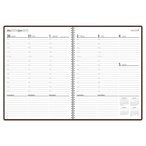 Monthly & Weekly Planner