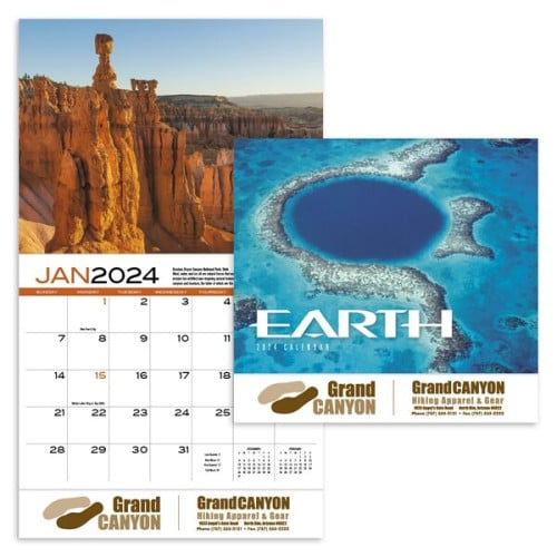 Earth Appointment Calendar - Stapled