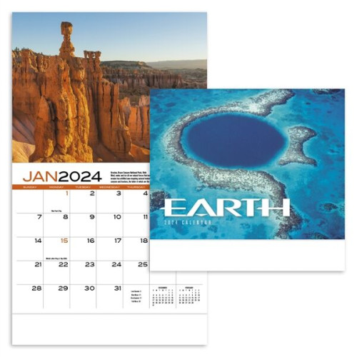 Earth Appointment Calendar - Stapled