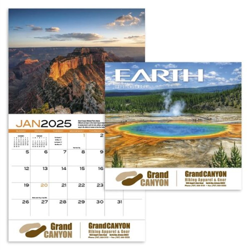 Earth Appointment Calendar - Stapled