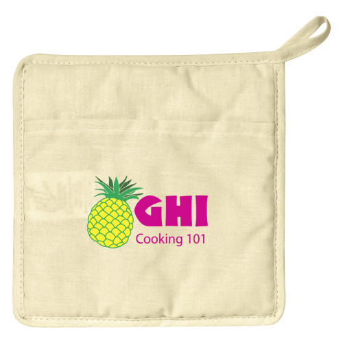 Quilted Cotton Canvas Pot Holder