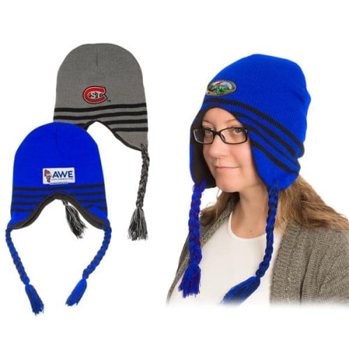 Ski Beanie with Ear Flaps