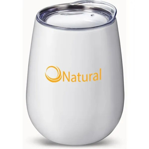 10oz Stemless Insulated Wine Tumbler With Lid