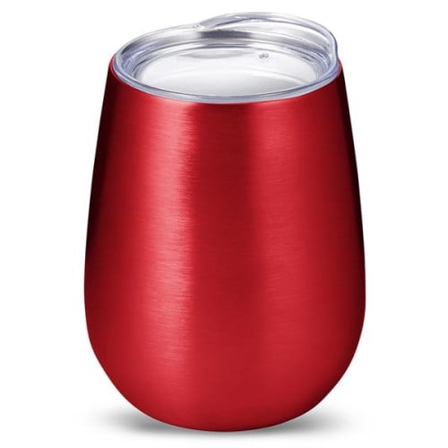 10oz Stemless Insulated Wine Tumbler With Lid