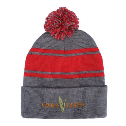 Knit Beanie With PomPom
